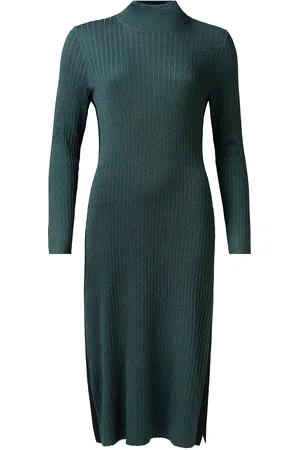 Ivo Nikkolo Knitted Dress, Drowski Knælang Kjole Green