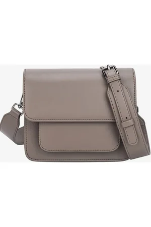 Hvisk Cayman Pocket Soft Structure Bags Crossbody Bags Brown