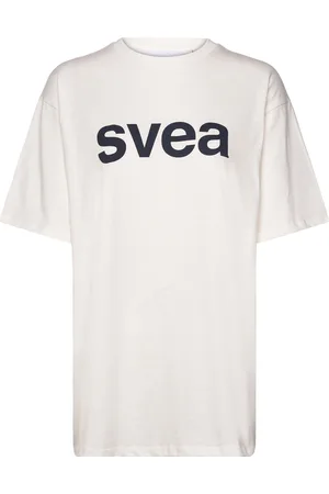 Svea Smaustin Boxy Logo Ss T-Shirt Tops T-Kortærmet Skjorte White