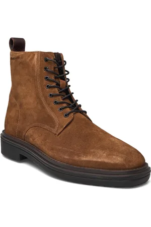 GANT Boggar Mid Boot Snørestøvler Brown