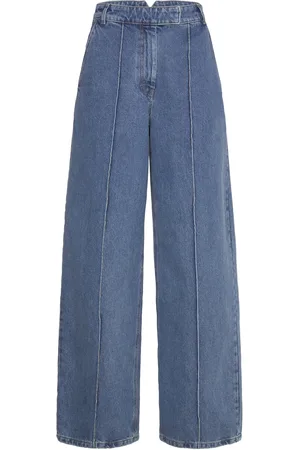 REMAIN Birger Christensen Cocoon Denim Pants Bottoms Jeans Wide Blue