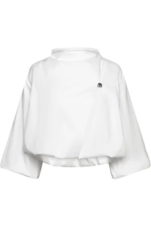 SELECTED Slfdelia 3/4 Top Tops T-shirts & Tops Short-sleeved White