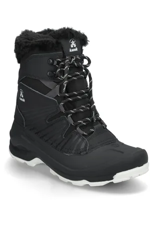 Kamik Iceland F Shoes Boots Ankle Boots Ankle Boots Flat Heel Black