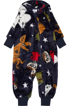 Mumin Glimmer Overall Outerwear Fleece Outerwear Fleece Coveralls Navy