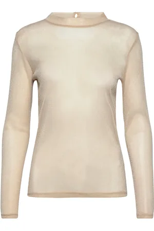 Saint Tropez Delilasz Ls Blouse Tops Blouses Long-sleeved Cream