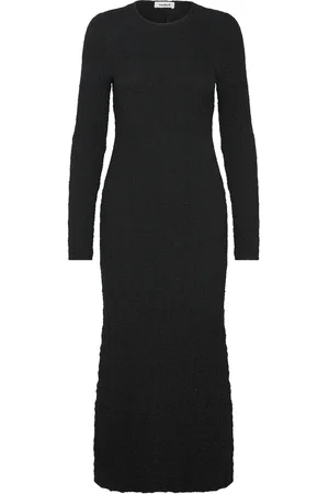 Soaked in Luxury Sldauphine Dress Knælang Kjole Black