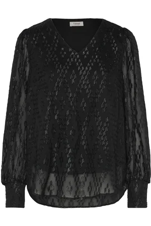 FRANSA Frsparkie Bl 1 Tops Blouses Long-sleeved Black