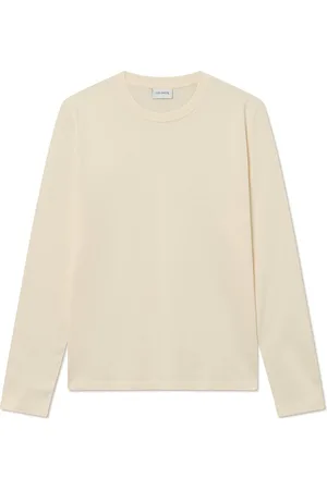 Les Deux Crew Ls T-Shirt Tops T-Langærmet Skjorte White