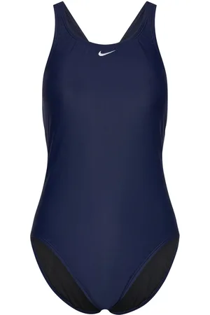 Nike Nike Solid Fastback Piece Sport Women Sport Clothing Sport Swimwear Sport Swimsuits Navy
