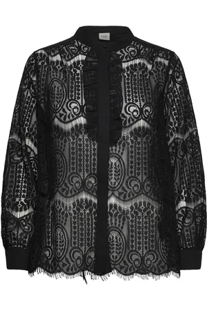 FRANSA Frcate Sh 1 Tops Blouses Long-sleeved Black