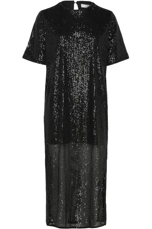 INWEAR Barbaraiw Long Dress Knælang Kjole Black