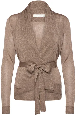INWEAR Thaniiw Short Cardigan Tops Knitwear Cardigans Beige