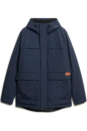 Superdry Surplus Hooded Parka Parka Jakke Navy