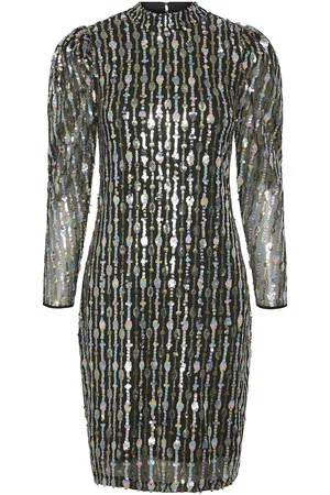 Y.A.S Binna Ls Dress - Show Kort Kjole Black