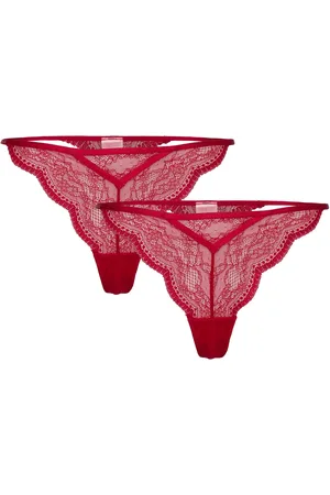 Hunkemöller Isabelle String Tr 2P G-streng Undertøj Red