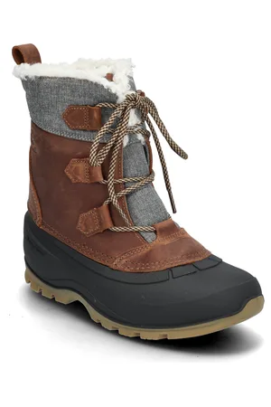 Kamik Snowgem Lo Shoes Boots Ankle Boots Ankle Boots Flat Heel Brown