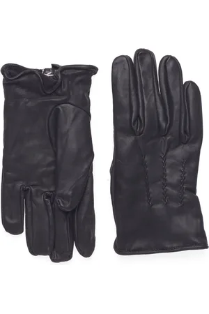 Lindbergh Leather Gloves Accessories Gloves Finger Gloves Brown