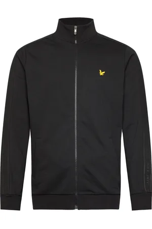 Lyle & Scott Tape Track Top Sport Sport Clothing Sport Sweatshirts & Hoodies Sport Sweatshirts Black