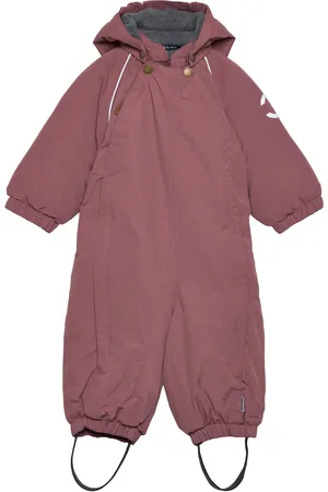 Mikk-Line Nylon Baby Suit - Solid Outerwear Coveralls Snow-ski Coveralls & Sets Pink