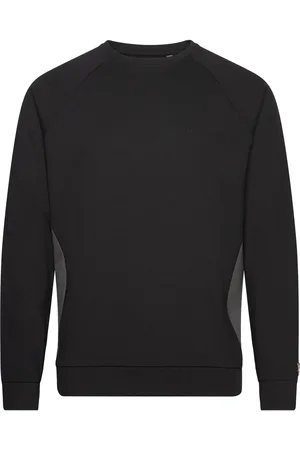 Lyle & Scott Colour Block Crew Neck Sport Men Sport Clothing Sport Sweatshirts & Hoodies Sport Sweatshirts Black