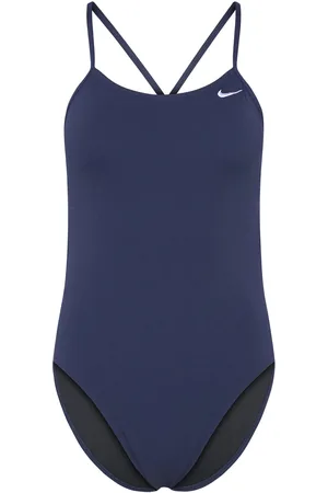 Nike Nike Hydrastrong Solid Cutout Piece Sport Swimsuits Navy