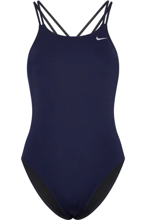 Nike Nike Hydrastrong Solid Spiderback Piece Sport Swimsuits Navy
