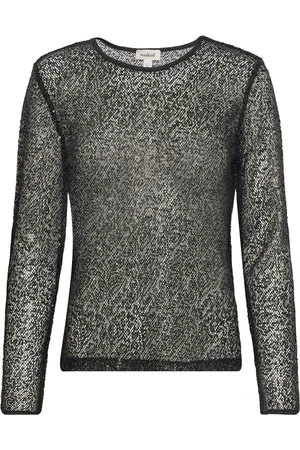 Soaked in Luxury Sladea Blouse Ls Tops Blouses Long-sleeved Black