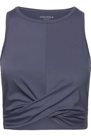 Björn Borg Studio Cross Tank Sport Crop Tops Sleeveless Crop Tops Navy