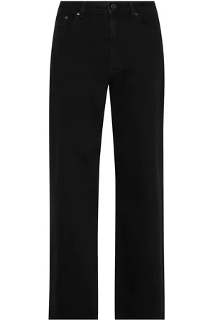 Gestuz Zolinagz Hw Wide Jeans Noos Bottoms Jeans Wide Black