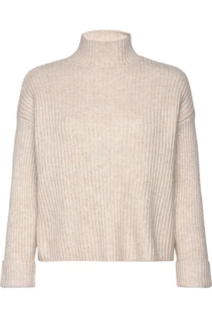 FRANSA Frelly Pu 1 Tops Knitwear Jumpers Cream