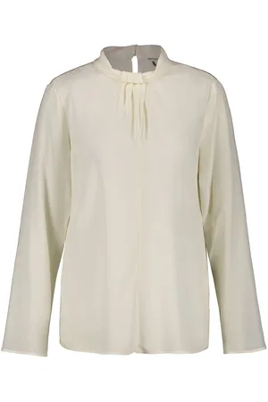 Gerry Weber Blouse 1/1 Sleeve Tops Blouses Long-sleeved White
