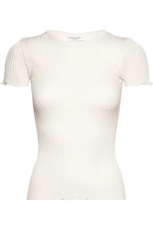 Rosemunde Rwbelize Ss O-Neck T-Shirt Tops T-shirts & Tops Short-sleeved Cream