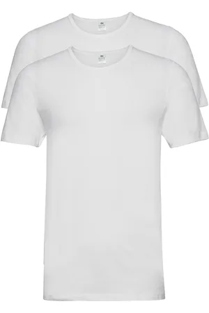 Dovre T-Shirt 2-Pack Gots Tops T-Kortærmet Skjorte White