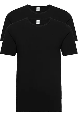 Dovre T-Shirt 2-Pack Gots Tops T-Kortærmet Skjorte Black