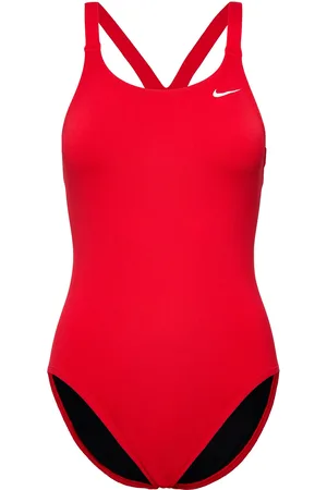 Nike Nike Hydrastrong Solid Fastback Piece Sport Swimsuits Red