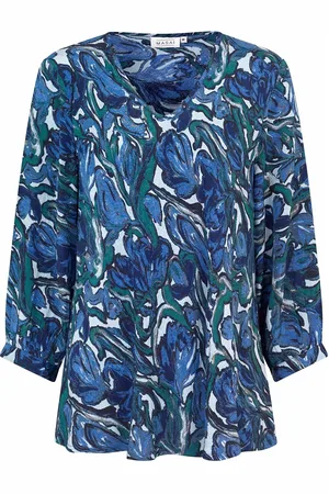 Masai Makatasis Tops Blouses Long-sleeved Blue