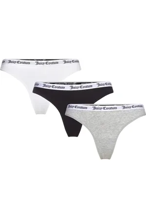 Juicy Couture Dana Thong 3Pk G-streng Undertøj Black