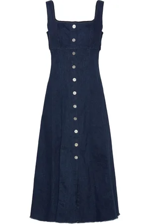 French Connection Arywode Denim Dress Knælang Kjole Navy