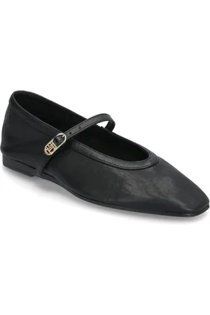 Tommy Hilfiger Ballerina Maryjane Soft Leather Ballerinasko Ballerinaer Black