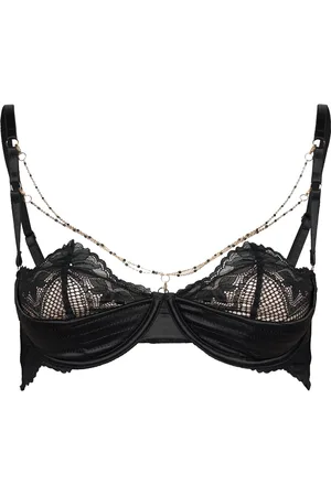 Hunkemöller Half-Padded Cup Underwired Bra Belladonna Lingerie Bras & Tops Balc Tte Bras Black