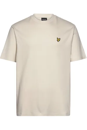 Lyle & Scott Interlock T-Shirt Tops T-Kortærmet Skjorte Cream