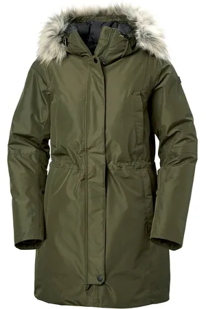 Helly Hansen W Senja Parka Outerwear Parka Coats Green