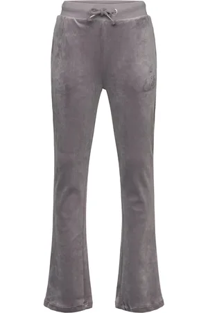 Juicy Couture Diamante Bootcut Jogger Bottoms Sweatpants Grey