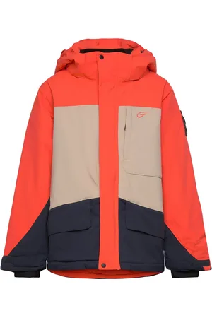 Five Seasons Kaprun Jkt Jr Sport Snow-ski Clothing Snow-ski Jacket Orange