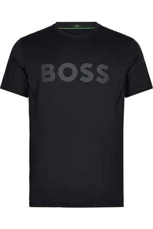 HUGO BOSS Tee Active Sport Men Sports Clothes Sport Tops Sport T-Skjorte Black
