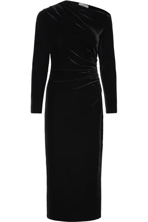 Reiss Brooke Knælang Kjole Black