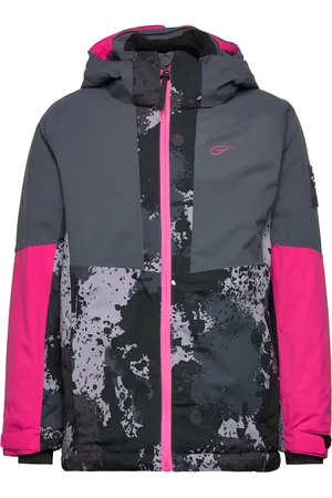 Five Seasons Chamonix Jkt Jr Sport Snow-ski Clothing Snow-ski Jacket Grey