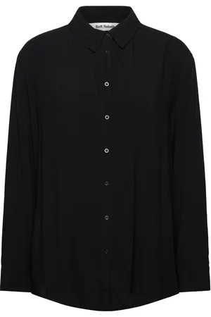 Soft Rebels Srfreedom Loose Shirt Tops Shirts Long-sleeved Black