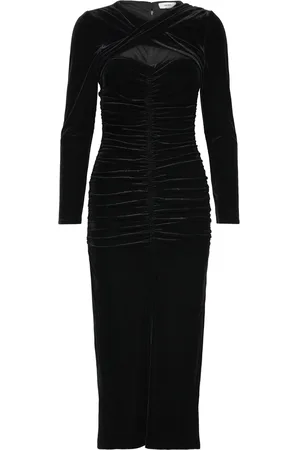 Reiss Sia Knælang Kjole Black