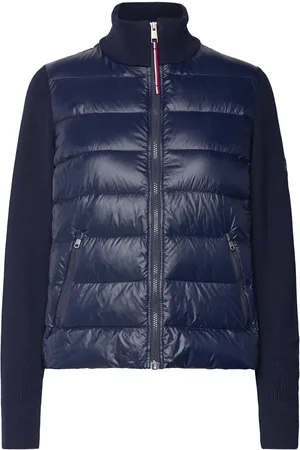 Tommy Hilfiger Lw Down Feminine Gloss Knit Jkt Foret Jakke Navy